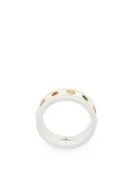 Icon Zirconia And 18K Gold Ring