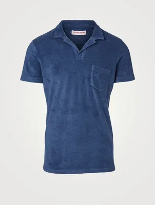 Terry Towel Tailored Polo Shirt