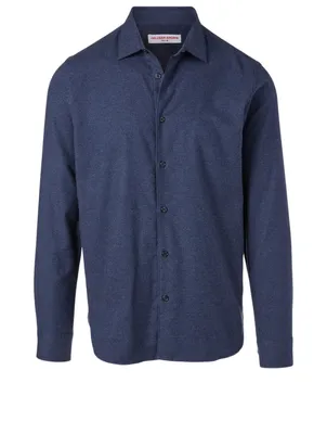 Giles Cotton And Cashmere Tailored Shirt