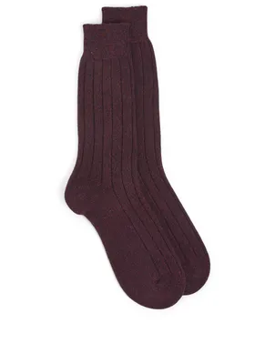 Ampato Alpaca 6 X 2 Ribbed Socks