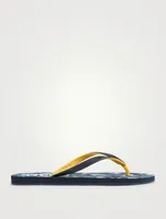 Halston Rubber Flip-Flop Sandals