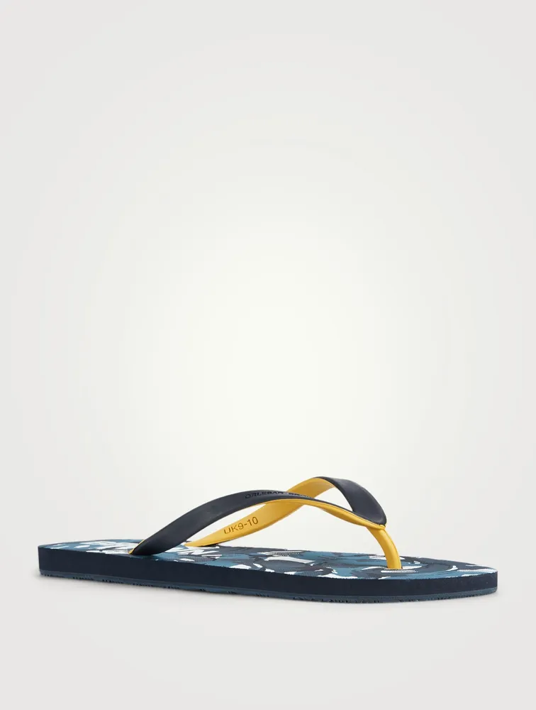 Halston Rubber Flip-Flop Sandals