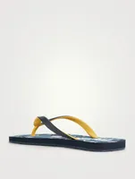 Halston Rubber Flip-Flop Sandals