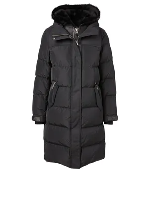 Luisa 2-in-1 Shearling Down Coat