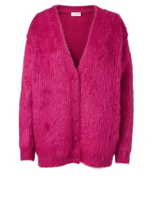 Mohair And Wool Cardigan