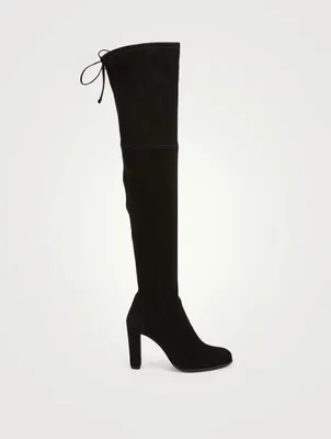 Highland Stretch Suede Over-The-Knee Boots