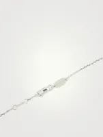 Illusion 18K White Gold Chain Necklace With Diamonds