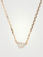 Illusion 18K Rose Gold Chain Necklace With Diamonds