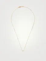 Illusion 18K Rose Gold Chain Necklace With Diamonds