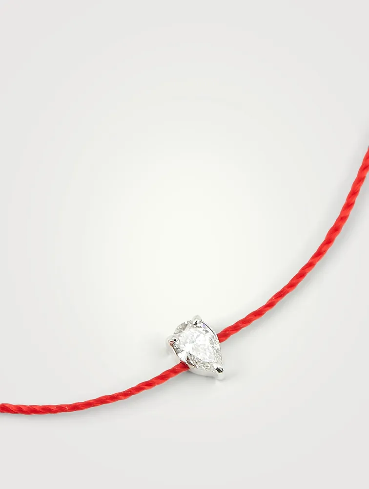 Altesse 18K Gold String Bracelet With Diamond