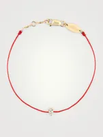 Altesse 18K Gold String Bracelet With Diamond