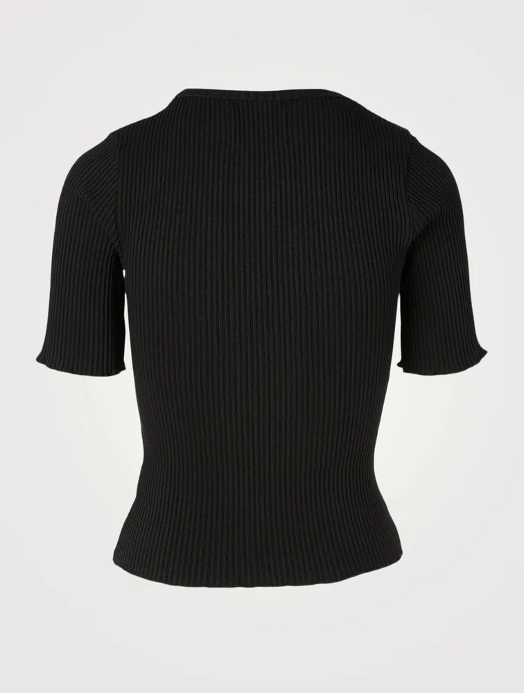 Annie Cotton Ribbed Top