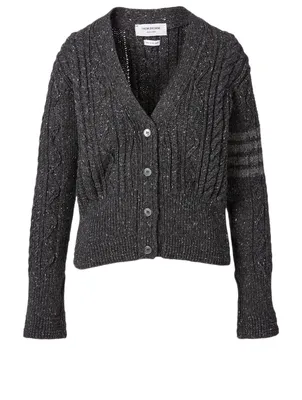 Wool And Mohair Cardigan
