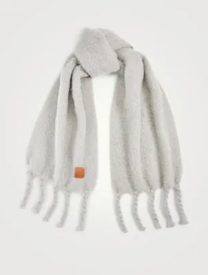 Mohair And Wool Scarf