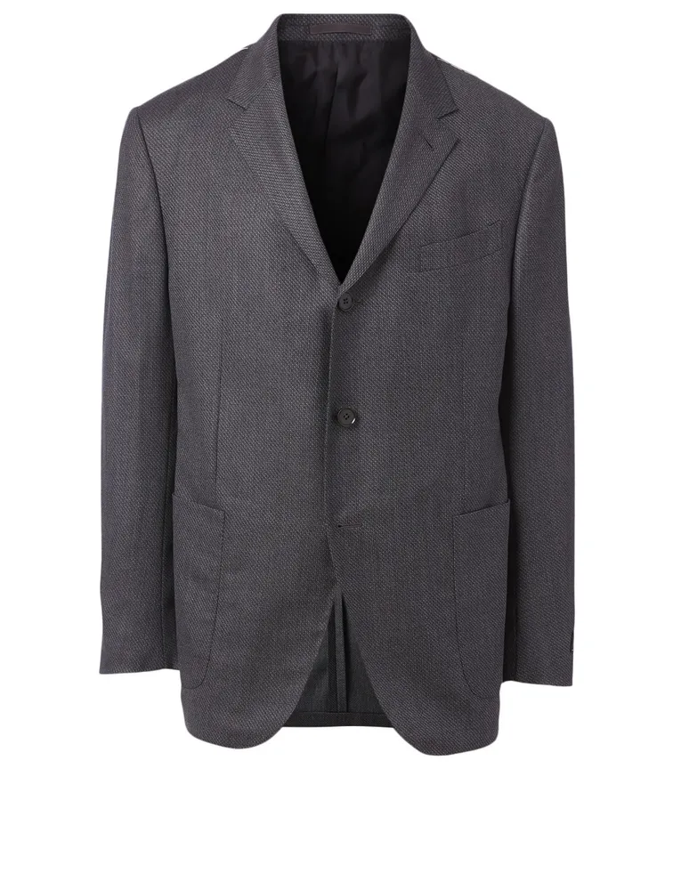 Wool Two-Button Jacket
