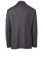 Wool Two-Button Jacket