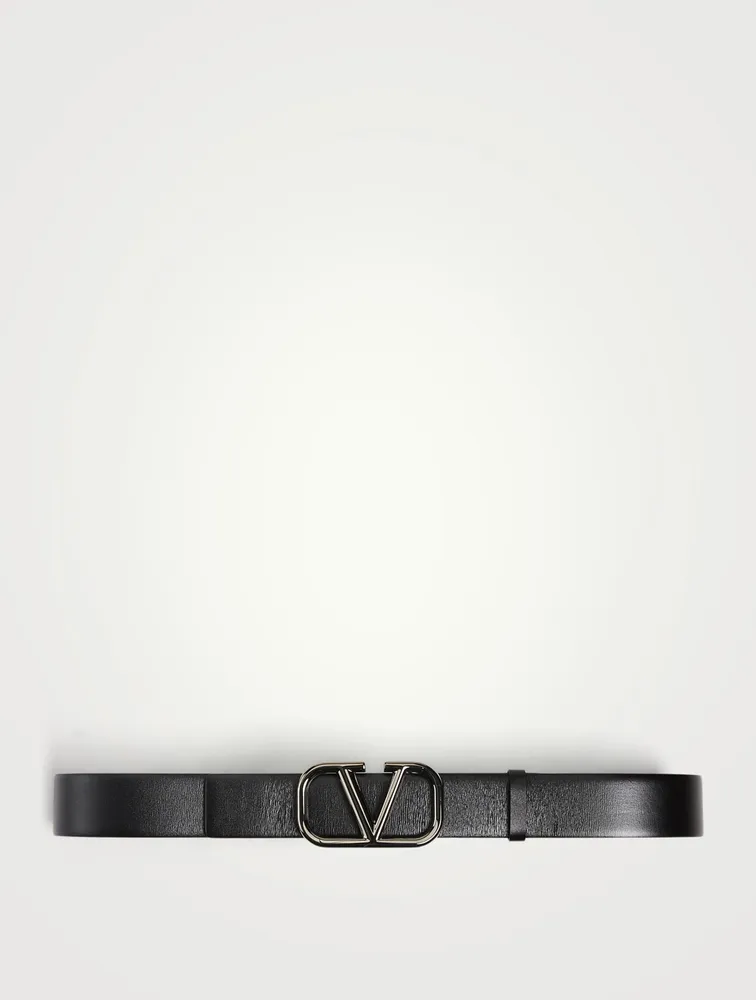VLOGO Signature Leather Belt