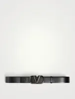 VLOGO Signature Leather Belt