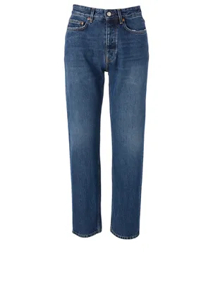 Pearl Loose High-Waisted Jeans