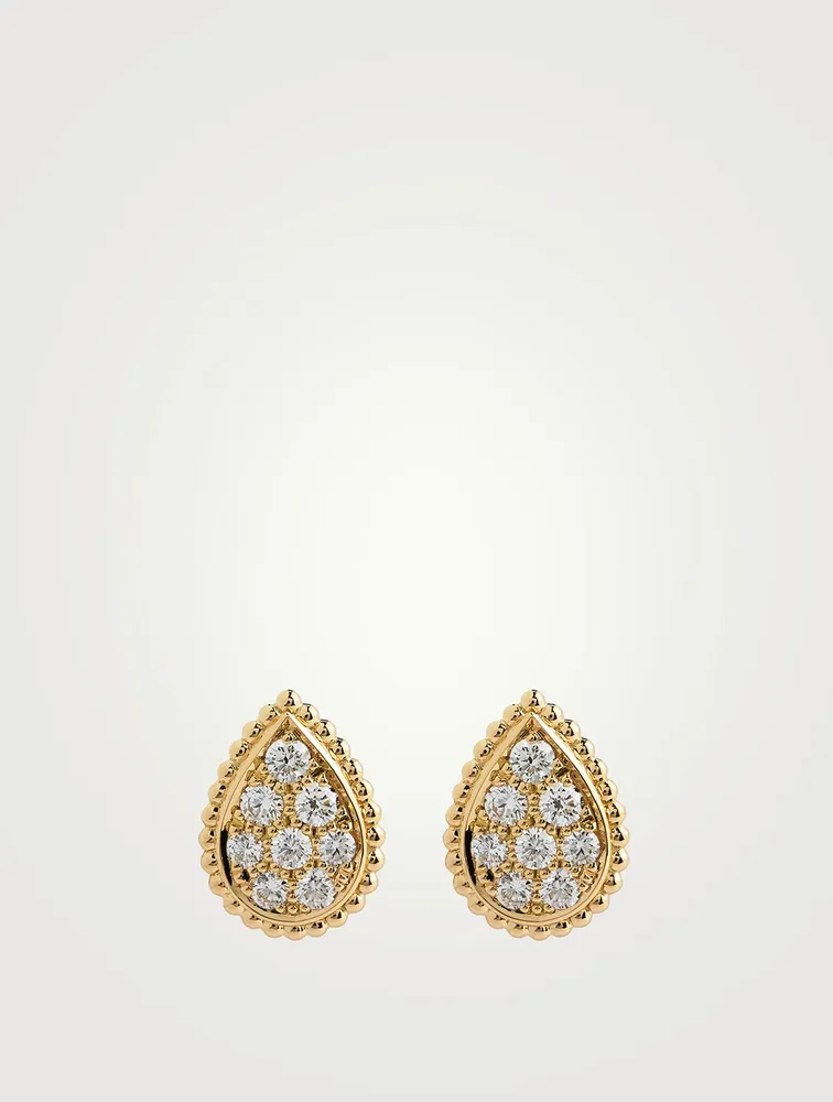 Serpent Bohème Gold Earrings With Diamonds