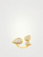 Serpent Bohème Gold Ring With Diamonds