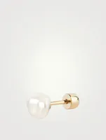 Baroque Pearl Stud Earring