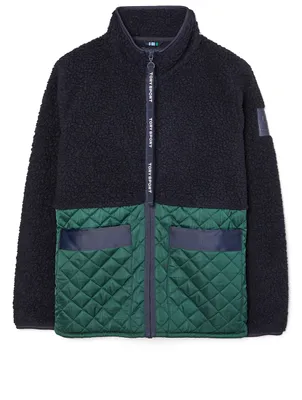 Sherpa Fleece Quilted Jacket