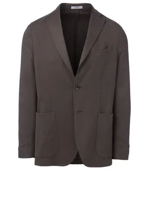 Jersey Two-Button Jacket