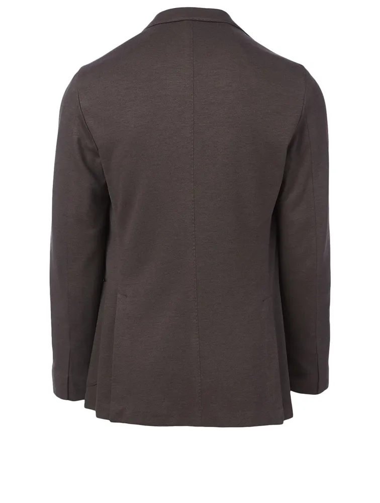 Jersey Two-Button Jacket