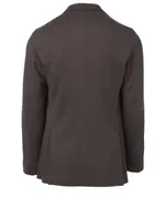 Jersey Two-Button Jacket