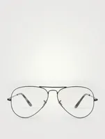 Aviator Optical Glasses With Blue Light Lenses