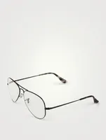Aviator Optical Glasses With Blue Light Lenses