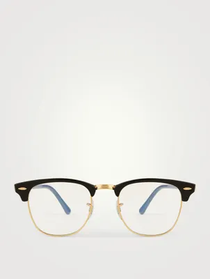 Clubmaster Optical Glasses With Blue Light Lenses