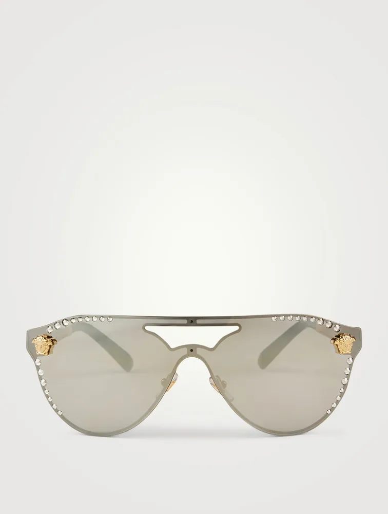 mirrored glam medusa sunglasses