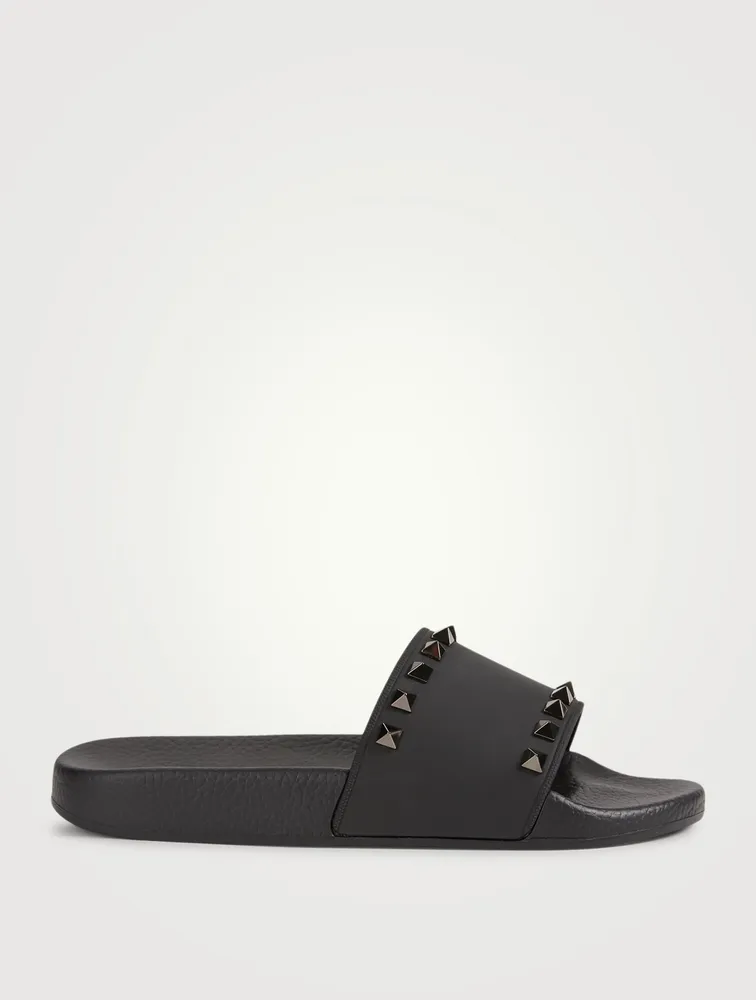 Rockstud Rubber Slide Sandals