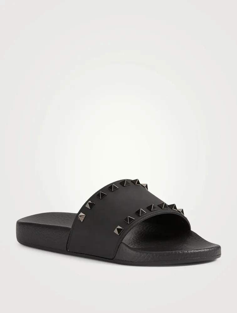 Rockstud Rubber Slide Sandals