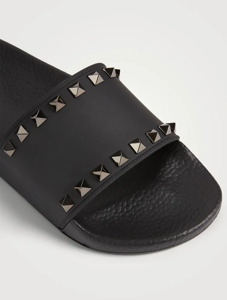 Rockstud Rubber Slide Sandals