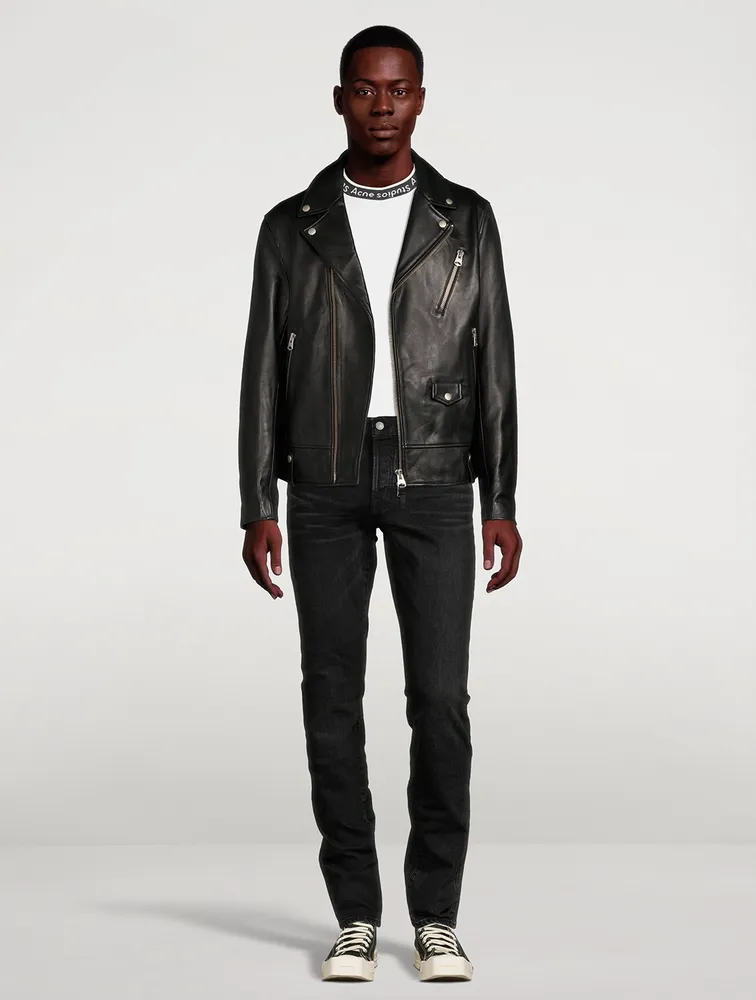 Fenton Leather Moto Jacket