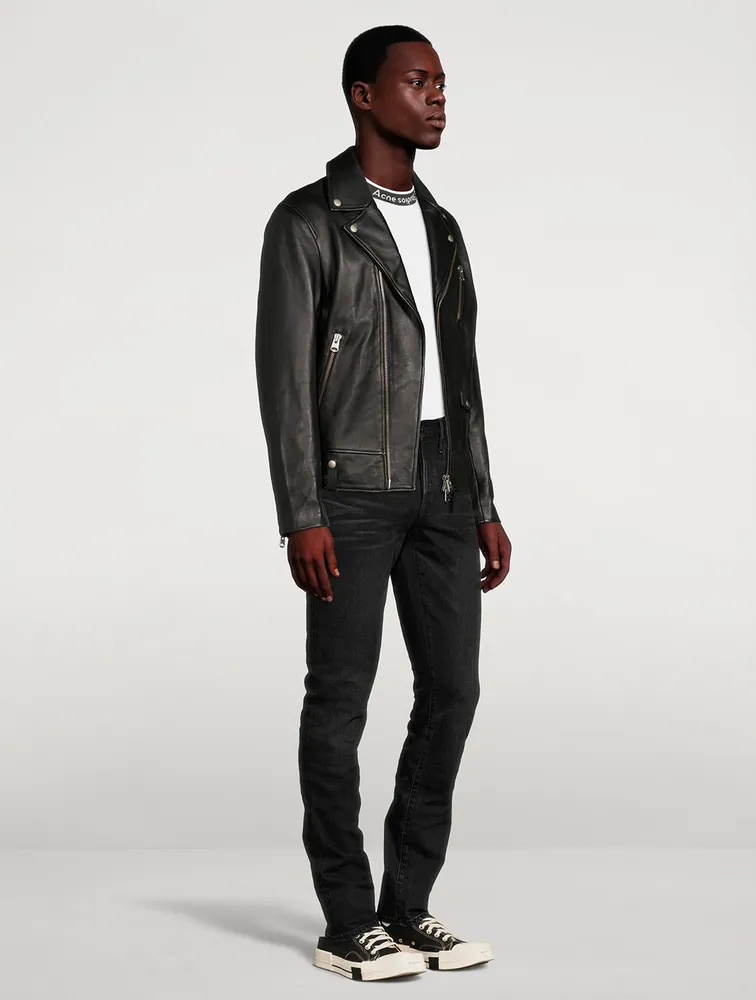 Fenton Leather Moto Jacket