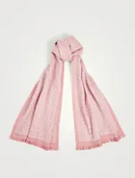 The Gancini Wool Wrap Scarf