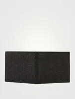 Gancini Embossed Leather Bifold Wallet
