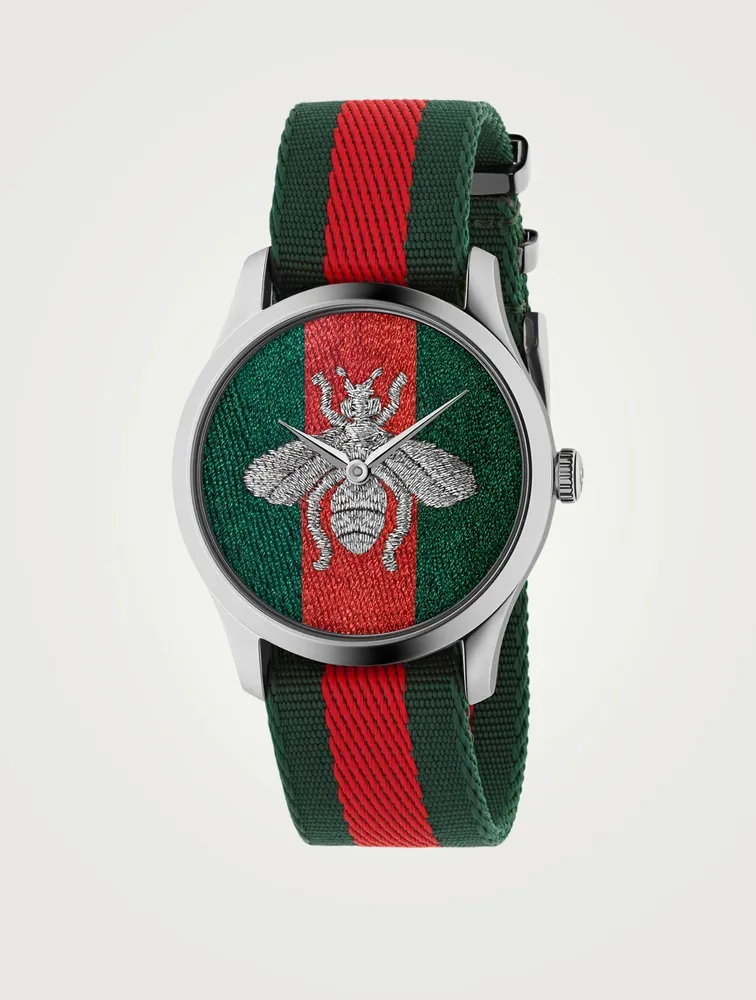 G-Timeless Web Strap Watch