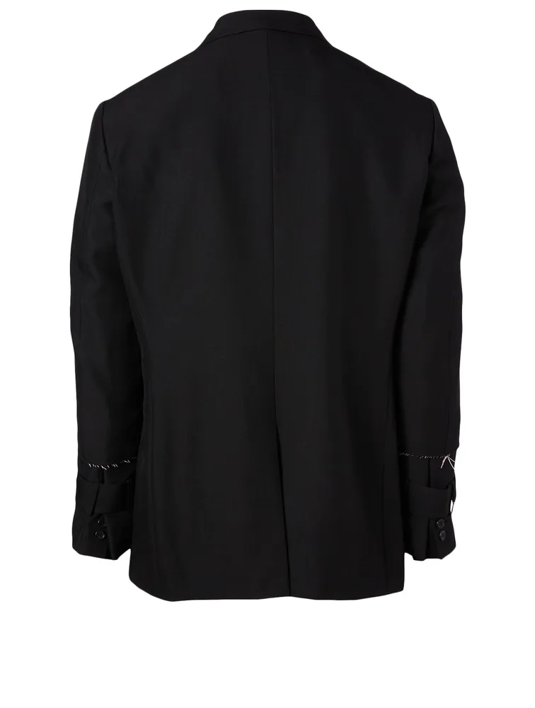 Two-Button Jacket With Buckles