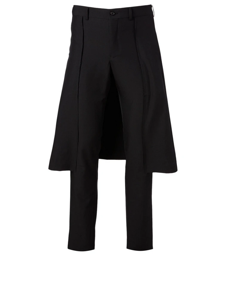 Pants With Overlay