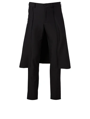 Pants With Overlay