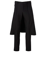 Pants With Overlay