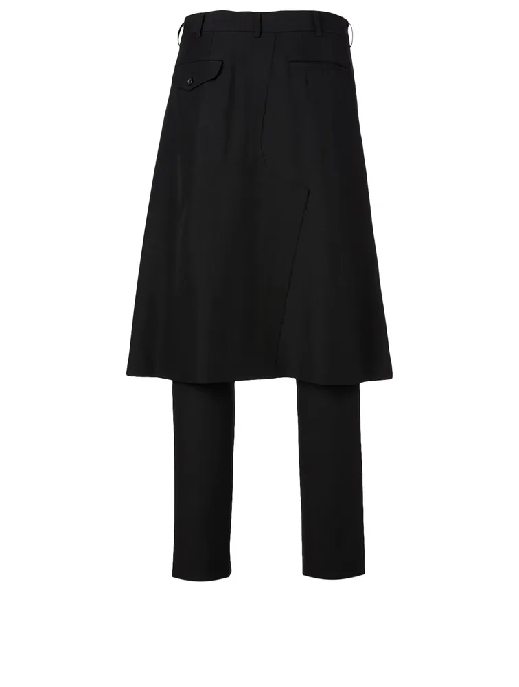 Pants With Overlay