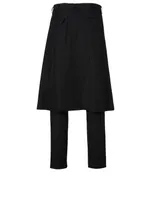 Pants With Overlay