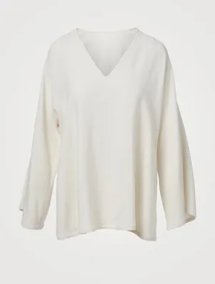 Cady V-Neck Blouse
