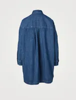 Cotton Denim Short Kaftan